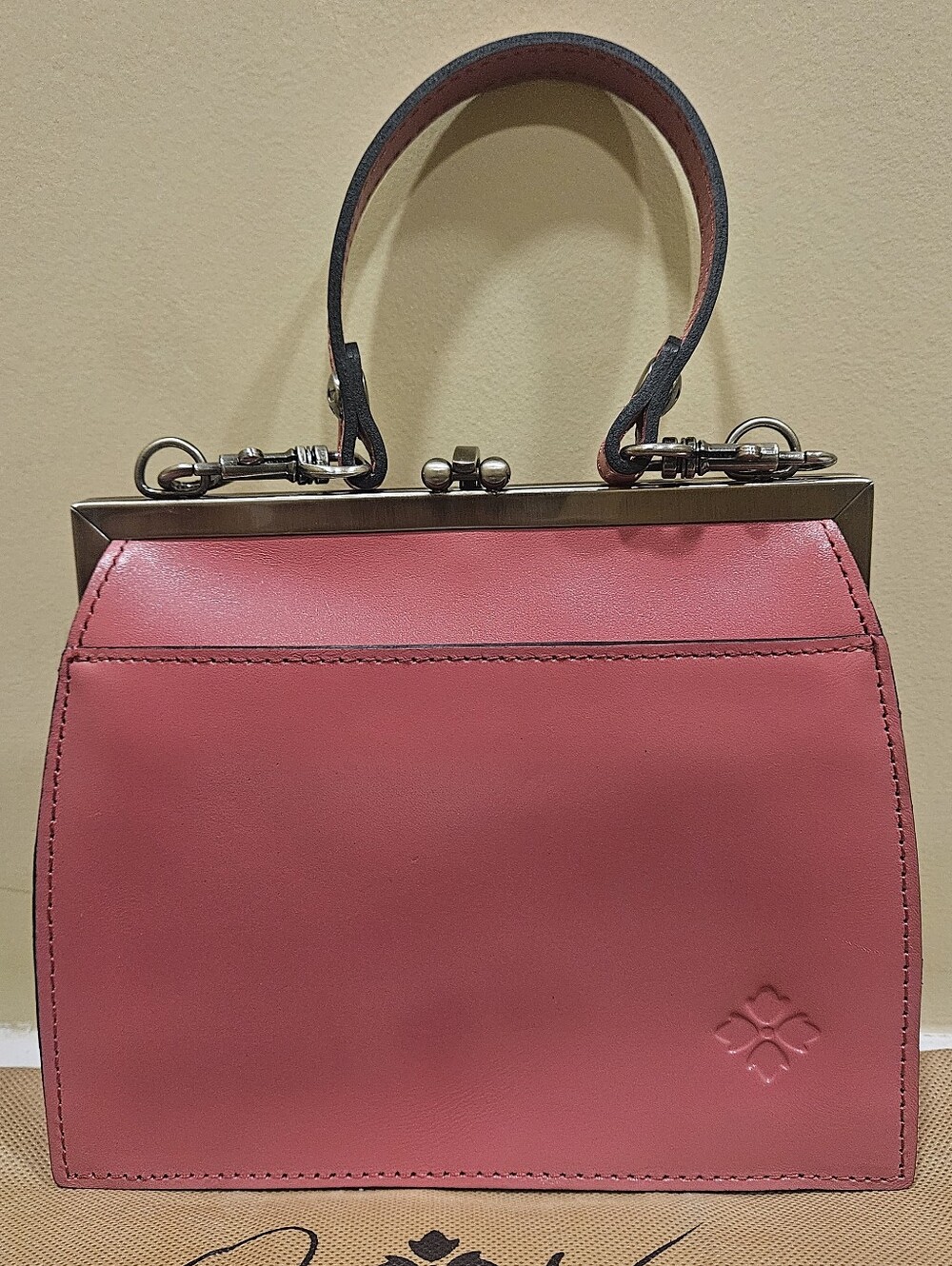 Patricia Nash Rose Tooled Crossbody Satchel - NWT - Picture 12 of 14